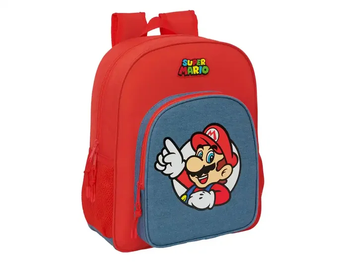 Safta Mochila Junior Super Mario Adaptable a Carro