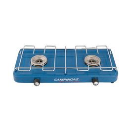 CAMPINGAZ Base Camp - Cocina de Camping de Gas con 2 Zonas, 1.4 kg, Color Azul