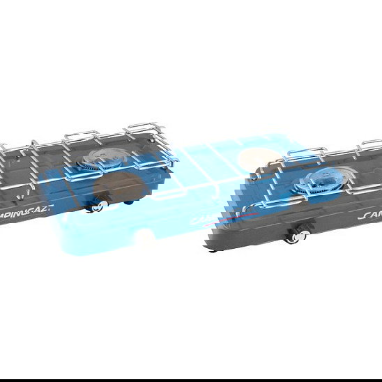 CAMPINGAZ Base Camp - Cocina de Camping de Gas con 2 Zonas, 1.4 kg, Color Azul