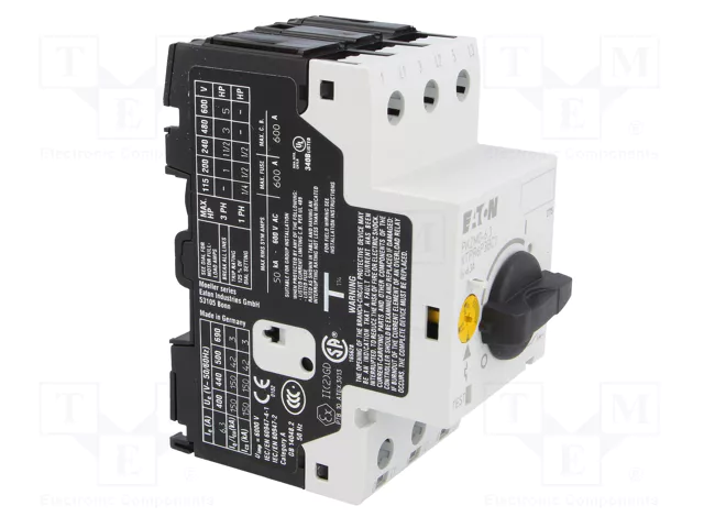 Eaton PKZM0-6,3 072738 Motorschutzschalter 3p Ir=4-6,3A