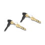 DeLOCK 85777 Cable de audio en espiral 3,5 mm con adaptador a 6,35 mm