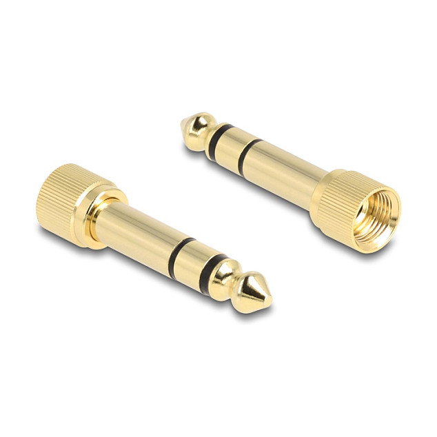 DeLOCK 85777 Cable de audio en espiral 3,5 mm con adaptador a 6,35 mm DeLOCK 85777 Cable de audio en espiral 3,5 mm con adaptador a 6,35 mm