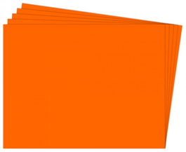 FIXO Paquete de 25 Cartulinas Naranja 50x65 cm 180g