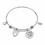 La Petite Story Pulsera Bangles BR LPS OWL and Charm Gris