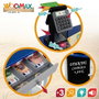 Color Baby Supermercado de madera Woomax con 25 accesorios y caja registradora eléctrica