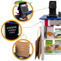 Color Baby Supermercado de madera Woomax con 25 accesorios y caja registradora eléctrica
