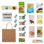 Color Baby Supermercado de madera Woomax con 25 accesorios y caja registradora eléctrica