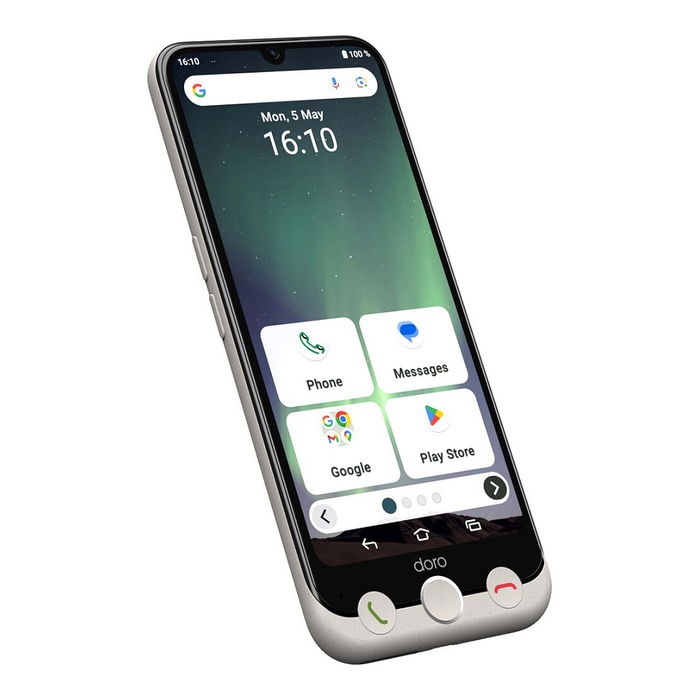 Doro Aurora A30 6 GB 128 GB 50 MP Blanco con Wireless Charging Station