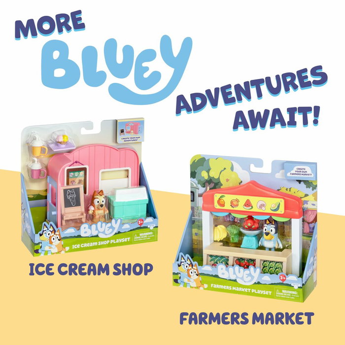 Moose Toys Bluey Food Truck Playset con Figura y Accesorios
