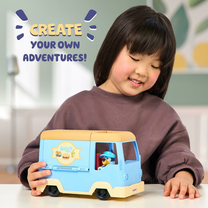 Moose Toys Bluey Food Truck Playset con Figura y Accesorios