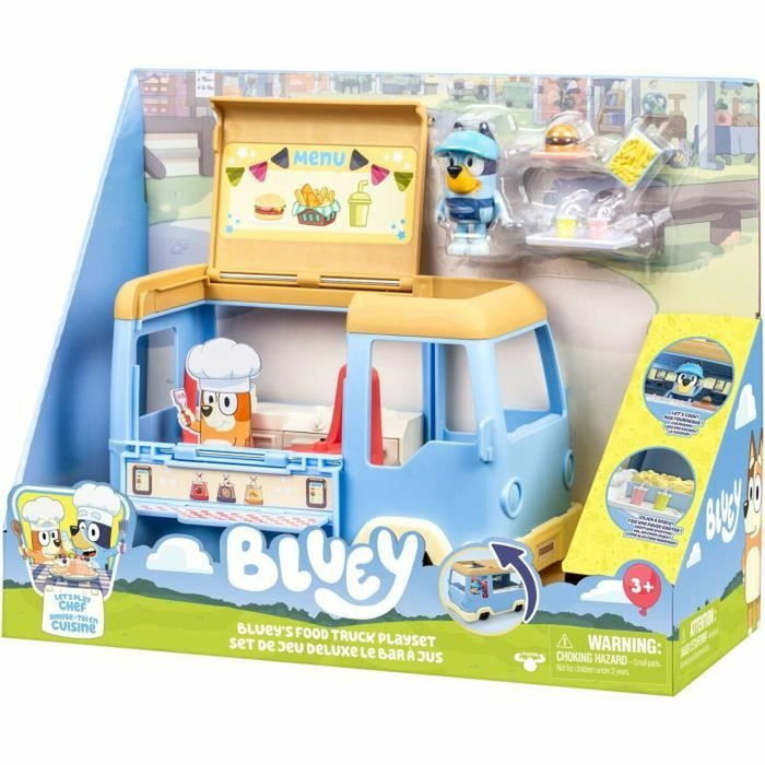 Moose Toys Bluey Food Truck Playset con Figura y Accesorios