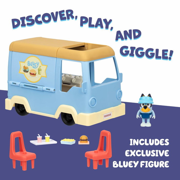 Moose Toys Bluey Food Truck Playset con Figura y Accesorios