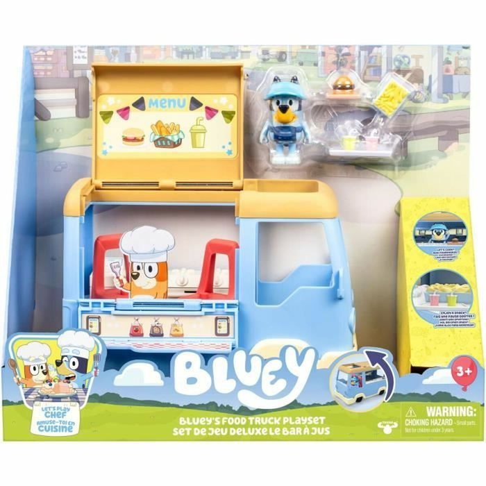 Moose Toys Bluey Food Truck Playset con Figura y Accesorios