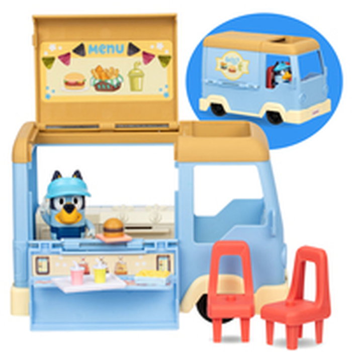 Moose Toys Bluey Food Truck Playset con Figura y Accesorios