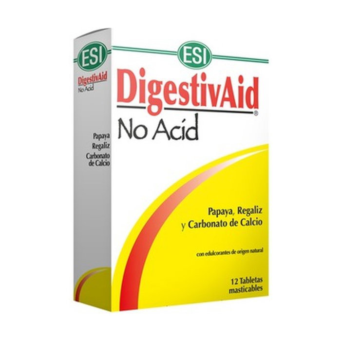 ESI DigestivAid No Acid 12 Tabletas ESI DigestivAid No Acid 12 Tabletas