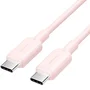Vention TRCPH - Cable USB 2.0 Tipo-C Macho a Macho, 3A, Carga Rápida hasta 60W, Velocidad Datos 480Mbps, Longitud 2m, Color Rosa