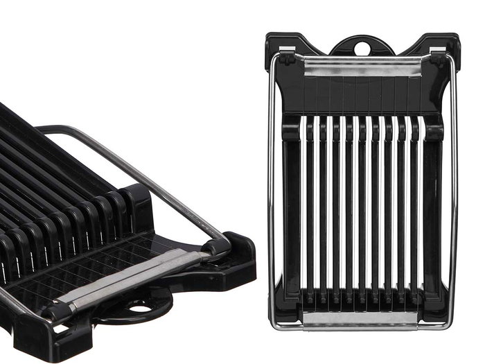 Kinvara Cortador Acero Negro 12.5x5x22 cm (Set de 12)