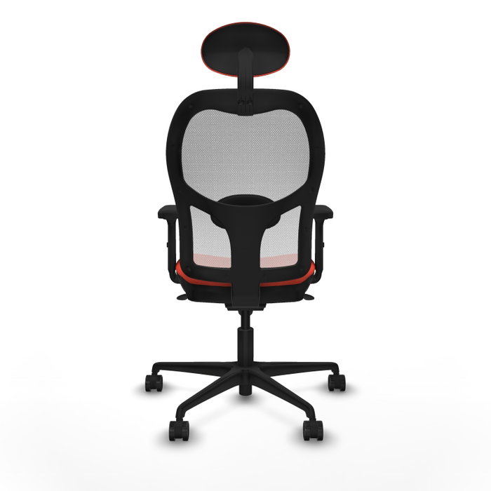 PIQUERAS Y CRESPO Silla de oficina Jorquera Naranja y Blanco
