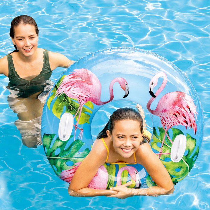 Intex Flotador rueda Tropical 97 cm con asas