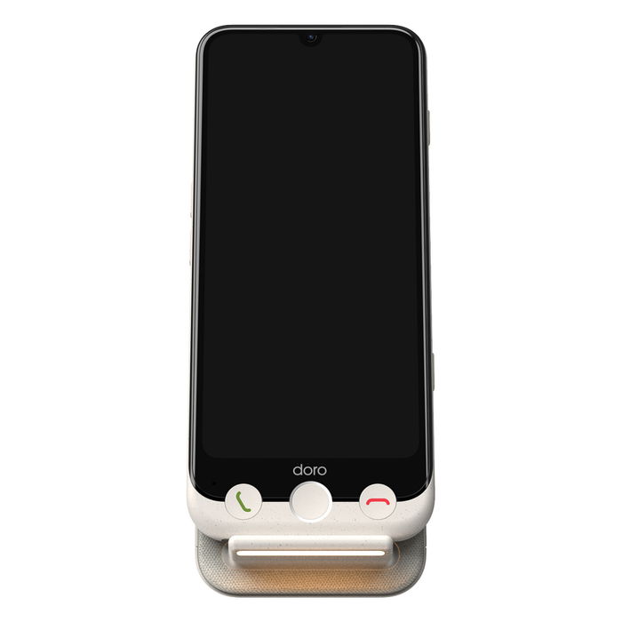 Doro 8916 Cargador Inalámbrico Interior Blanco - Compatible con Smartphones Doro Aurora A11/A21/A31