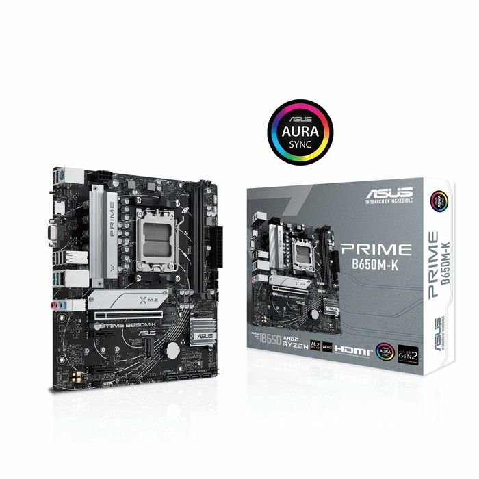 Asus Prime B650M-K AMD B650 Micro ATX DDR5 AM5 Asus Prime B650M-K AMD B650 Micro ATX DDR5 AM5