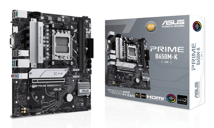 Asus Prime B650M-K AMD B650 Micro ATX DDR5 AM5 Asus Prime B650M-K AMD B650 Micro ATX DDR5 AM5