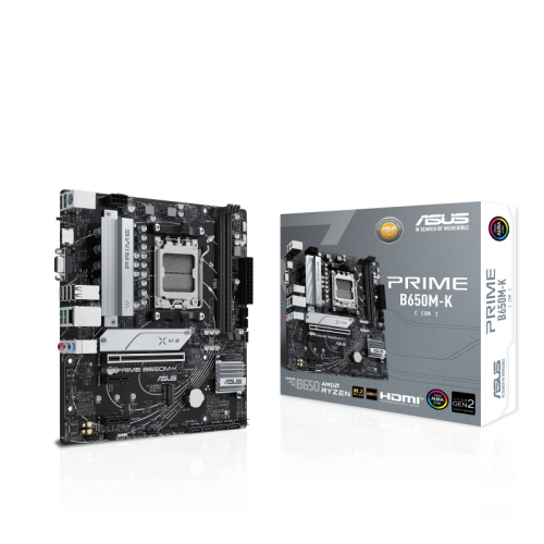 Asus Prime B650M-K AMD B650 Micro ATX DDR5 AM5 Asus Prime B650M-K AMD B650 Micro ATX DDR5 AM5