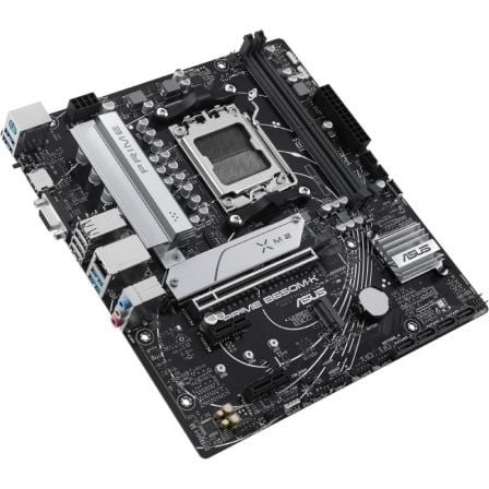 ASUS Prime B650M-K Placa Base AMD B650 Socket AM5 Micro-ATX con DDR5, PCIe 5.0 M.2, Realtek 2.5Gb Ethernet, Aura Sync RGB, 90MB1F60-M0EAY0