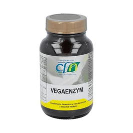 CFN Vegaenzym 60Vcaps - Complemento Alimenticio de Enzimas y Extractos Vegetales para la Digestión