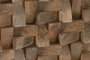 DKD Home Decor Decoración de Pared de Mango con Troncos 3D
