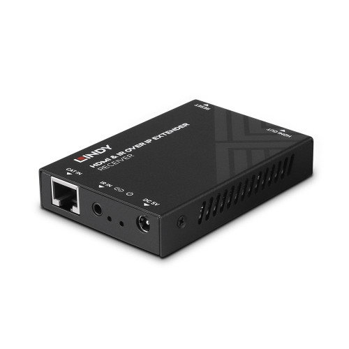 Lindy 38399 Receptor AV Negro para Extensión HDMI e IR sobre IP Lindy 38399 Receptor AV Negro para Extensión HDMI e IR sobre IP