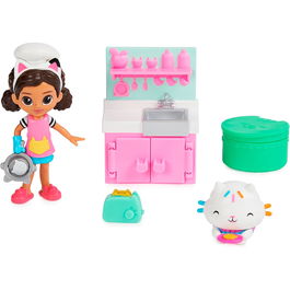 Spin Master Casa Muñecas Gabby Cocina con Gabby y Muffin 6066483