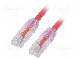 PANDUIT Patch cord Cat 6a U/UTP TX6A™ 10Gig 5m Rojo