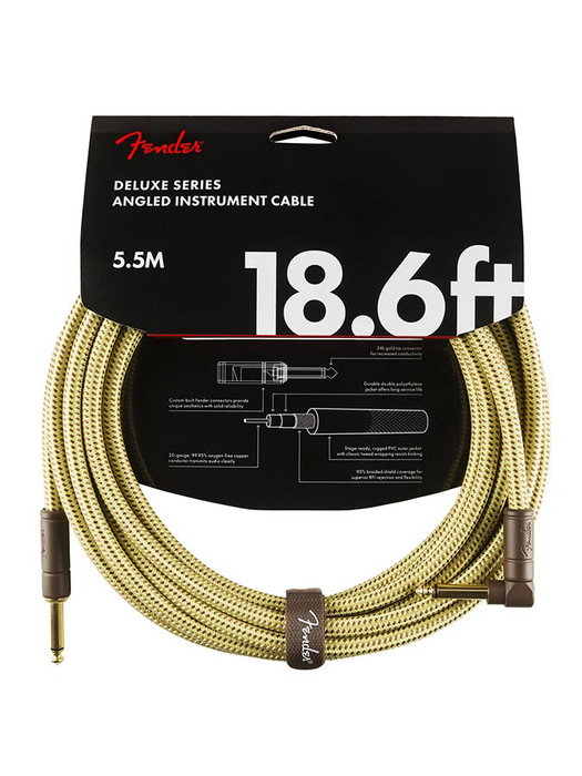 Cable Fender Jack /Jack Acodado Tweed 5.5 m Cable Fender Jack /Jack Acodado Tweed 5.5 m