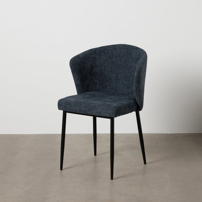 Silla Azul Tejido-Metal Contract 52,50 X 55 X 80 cm (Set de 2) Silla Azul Tejido-Metal Contract 52,50 X 55 X 80 cm (Set de 2)