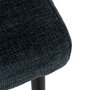 Silla Azul Tejido-Metal Contract 52,50 X 55 X 80 cm (Set de 2)