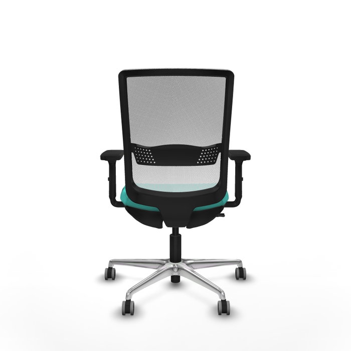 PIQUERAS Y CRESPO Silla de oficina Haches con mecanismo Sincro/Traslack, Turquesa y Blanco PIQUERAS Y CRESPO Silla de oficina Haches con mecanismo Sincro/Traslack, Turquesa y Blanco