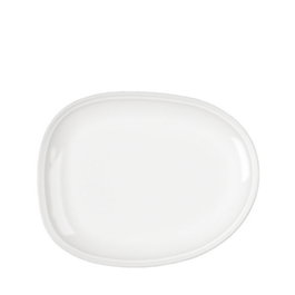Costa Verde Isola Plato Llano de Porcelana, Vajilla, 22x18x2 cm (Set de 4)