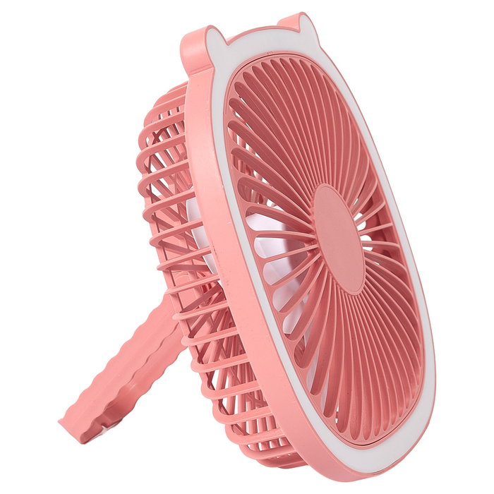 The Concept Factory Ventilador Led Recargable Usb Kawaii Plástico