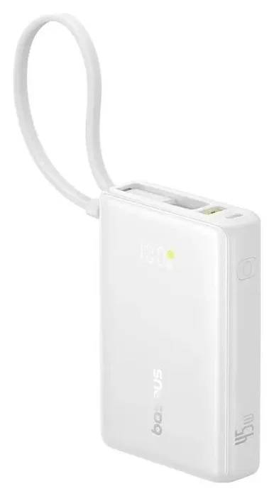 Baseus PicoGo Digital Display Power Bank 10000mAh 45W blanco