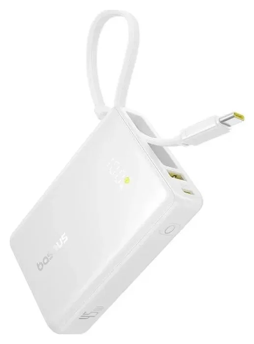 Baseus PicoGo Digital Display Power Bank 10000mAh 45W blanco