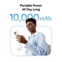 Baseus PicoGo Digital Display Power Bank 10000mAh 45W blanco