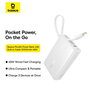 Baseus PicoGo Digital Display Power Bank 10000mAh 45W blanco