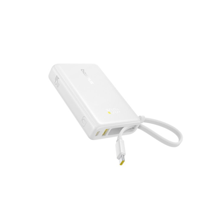 Baseus PicoGo Digital Display Power Bank 10000mAh 45W blanco