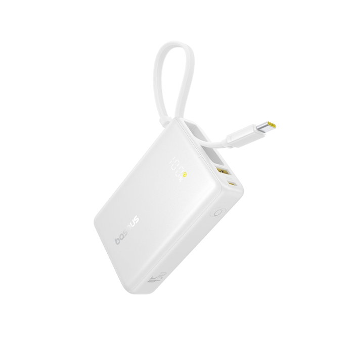 Baseus PicoGo Digital Display Power Bank 10000mAh 45W blanco