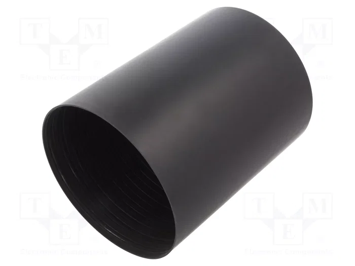 HELLERMANNTYTON Capuchón termorretráctil con pegamento, 100mm, negro HELLERMANNTYTON Capuchón termorretráctil con pegamento, 100mm, negro