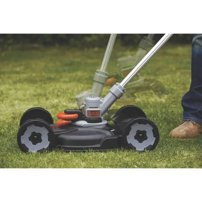 BLACK & DECKER Cortacésped y Trimmer Inalámbrico 3 en 1 de 28 cm y 18 V