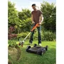 BLACK & DECKER Cortacésped y Trimmer Inalámbrico 3 en 1 de 28 cm y 18 V