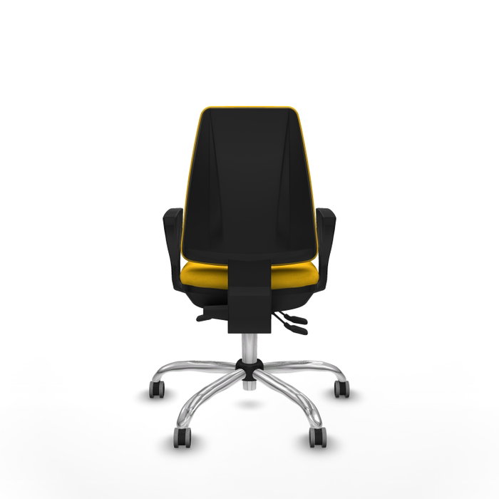 PIQUERAS Y CRESPO Silla de oficina Elche Amarillo con mecanismo Asincro PIQUERAS Y CRESPO Silla de oficina Elche Amarillo con mecanismo Asincro