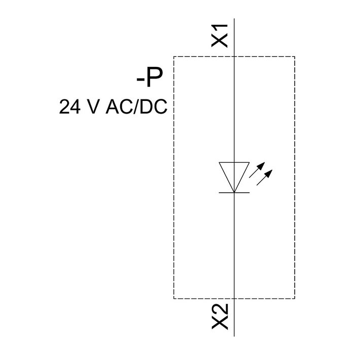 Siemens 3SU1401-2BB60-3AA0 Módulo LED Blanco